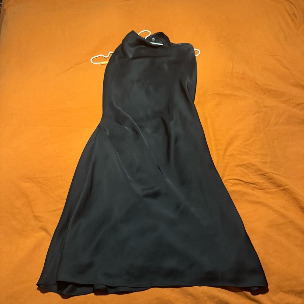 Babaton Black Maxi Slip Dress